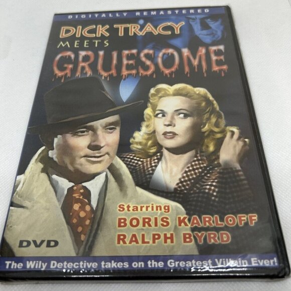 Dick Tracy Meets Gruesome [Slim Case] - DVD Boris Karloff New - Picture 1 of 2